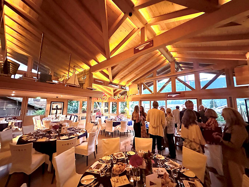 Helvetia Chapter, gala dinner at the Yacht Club of Gstaad